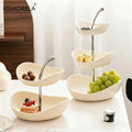 Ceramic Double  Layer / Triple-Layer Fruit Platter Ideal Kitchen Decor