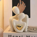 Romantic Embrace Statue | Set Bedroom Ornament Plastic | Modern Style