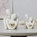 Romantic Embrace Statue | Set Bedroom Ornament Plastic | Modern Style