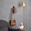 Solid Wood Coat Rack | Foldable Wall Hanger, Nordic Style, Oak Material