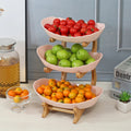 2/3 Layer Fruit Plate Creative Snack Dish & Cake Stand, Plastic Material