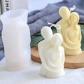 3D Couple Hug Silicone Mold, Soy Wax & Concrete Casting Mold, 1164